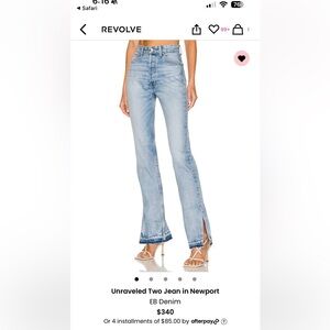 EB Denim unraveled Jean- Newport